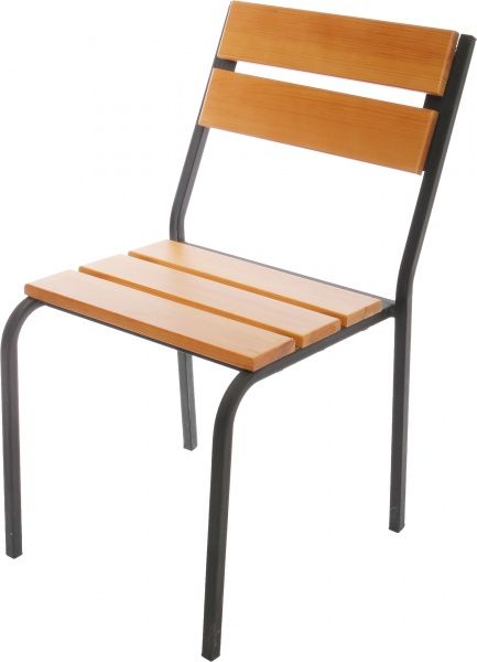 Стул деревянный Рио 80x45,5x56 см черно-коричневый  