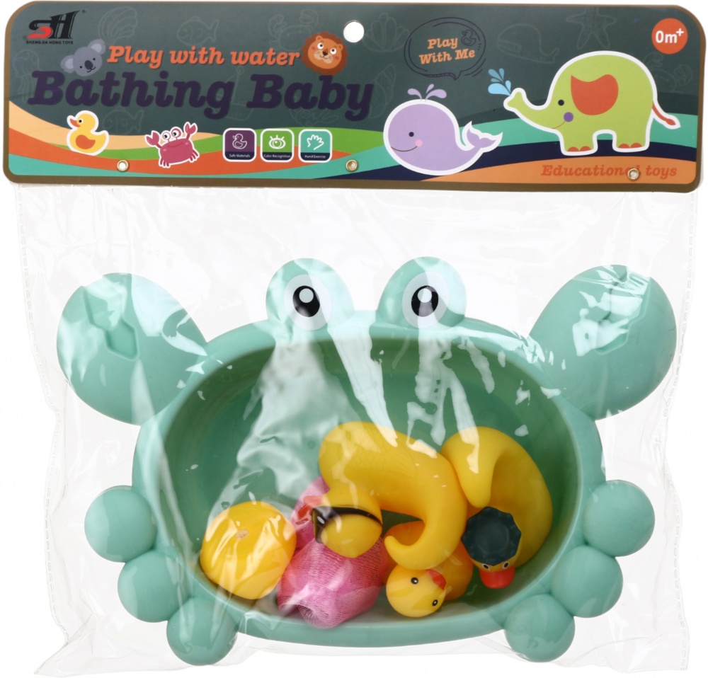 Набор игрушек для купания Sheng da hong 6 шт. красочные OTG0975809