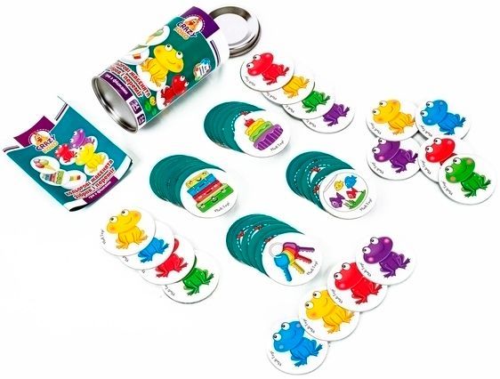 Игра настольная Vladi Toys Цветные лягушата. Собрал и победил! VT8020-06