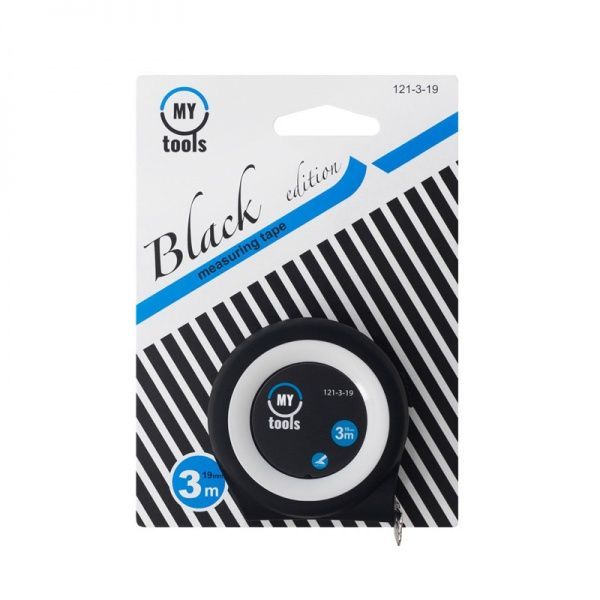 Рулетка My Tools Black Edition 121-3-19 3 м x 19 мм