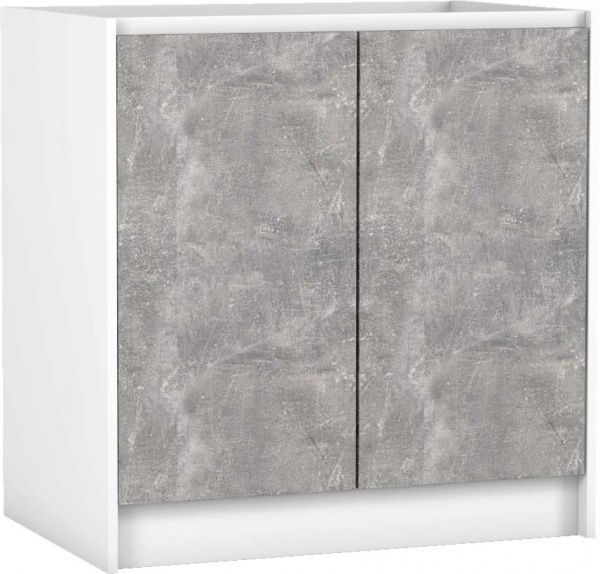 Тумба нижня під мийку МС Ідея Лофт НМУ 80/82/525 універсальна бетон Грейд