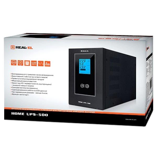 Источник бесперебойного питания Sven Real-El Home UPS-500