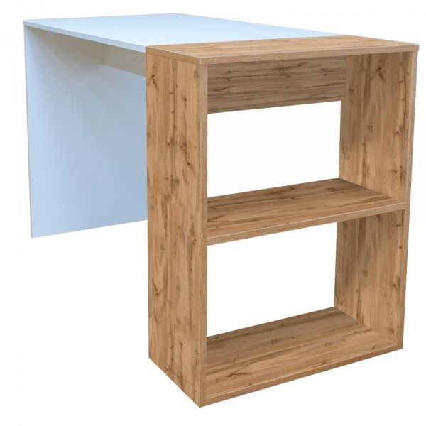 Стол письменный DC Катран дуб тахо/нимфея альба 