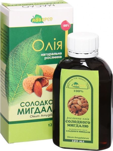 Натуральное масло Адверсо Мигдальних кісточок 120 мл 