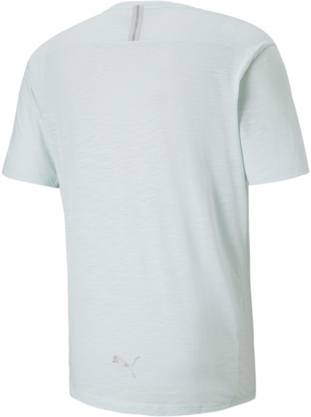 Футболка Puma RUN LOGO SS TEE M 52140120 р.M блакитний
