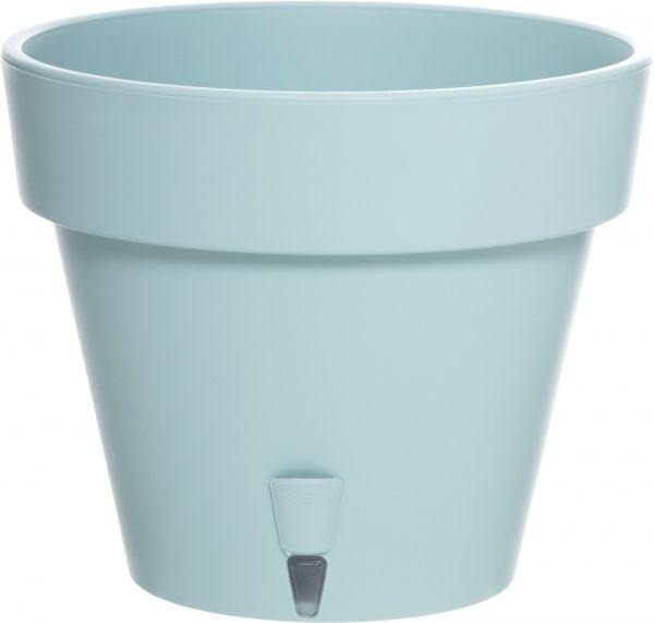 Горщик пластиковий Santino Latina круглий 5,6л світло-блакитний (L3 NEF) 