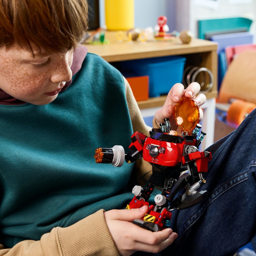 Конструктор LEGO Sonic Knuckles против Dr. Eggman Egg Crusher Mech 77005