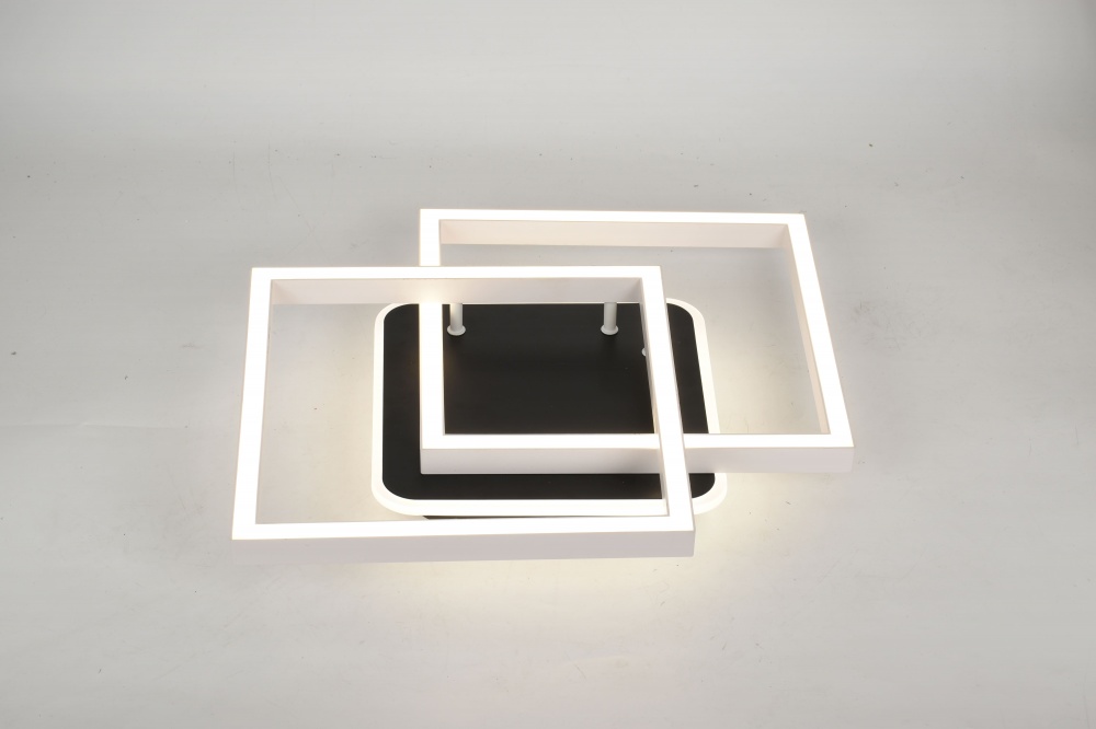 Люстра потолочная Sensio LED TOLEDO S445 6930Lm 3000-6000K 63 Вт черный/белый