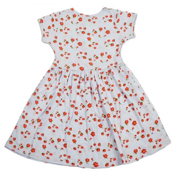 Платье с цветочками 620011 р.86 белый 