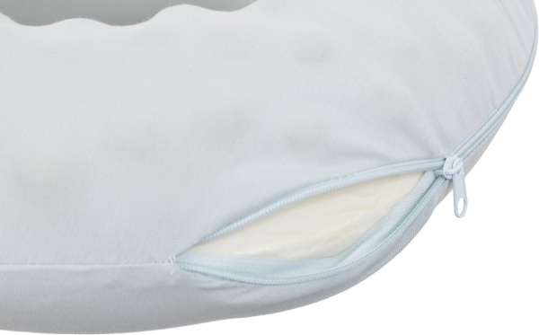 Подушка дорожная Bubbles 30х30х9 см светло-голубой Luna