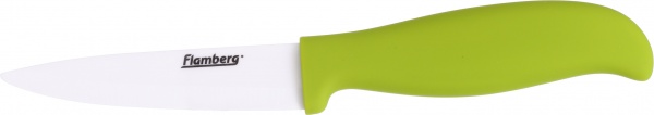 Нож керамический Fresh 21 см керамический зеленый Flamberg Smart Kitchen 