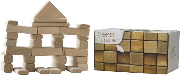 Кубики ArinWOOD Маленький будівельник 01-013