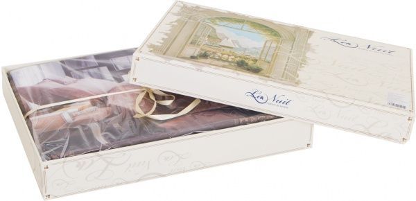Комплект постільної білизни Luxury 2,0 коричневий La Nuit 