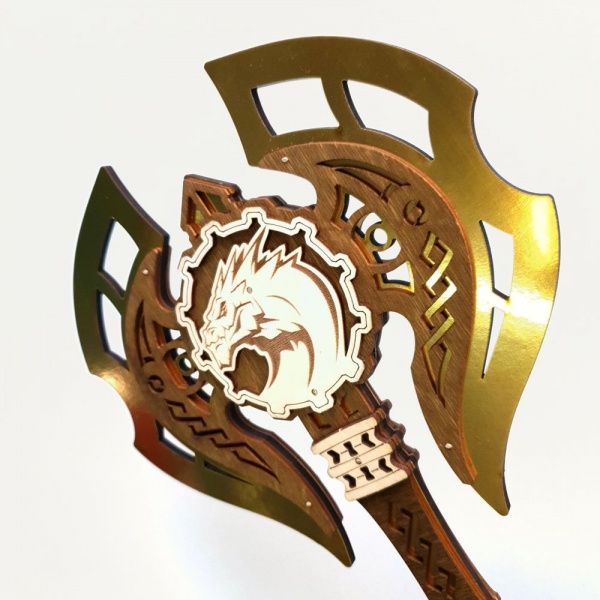 Зброя іграшкова Сувенир Декор Сокира-Дракон