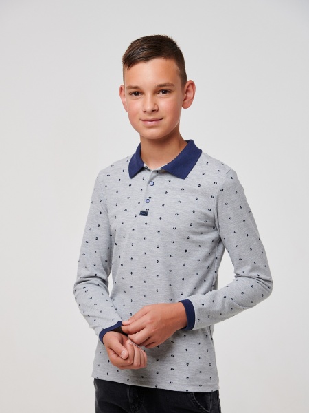 Сорочка дитяча Smil 114885 р.158 сірий з візерунком 