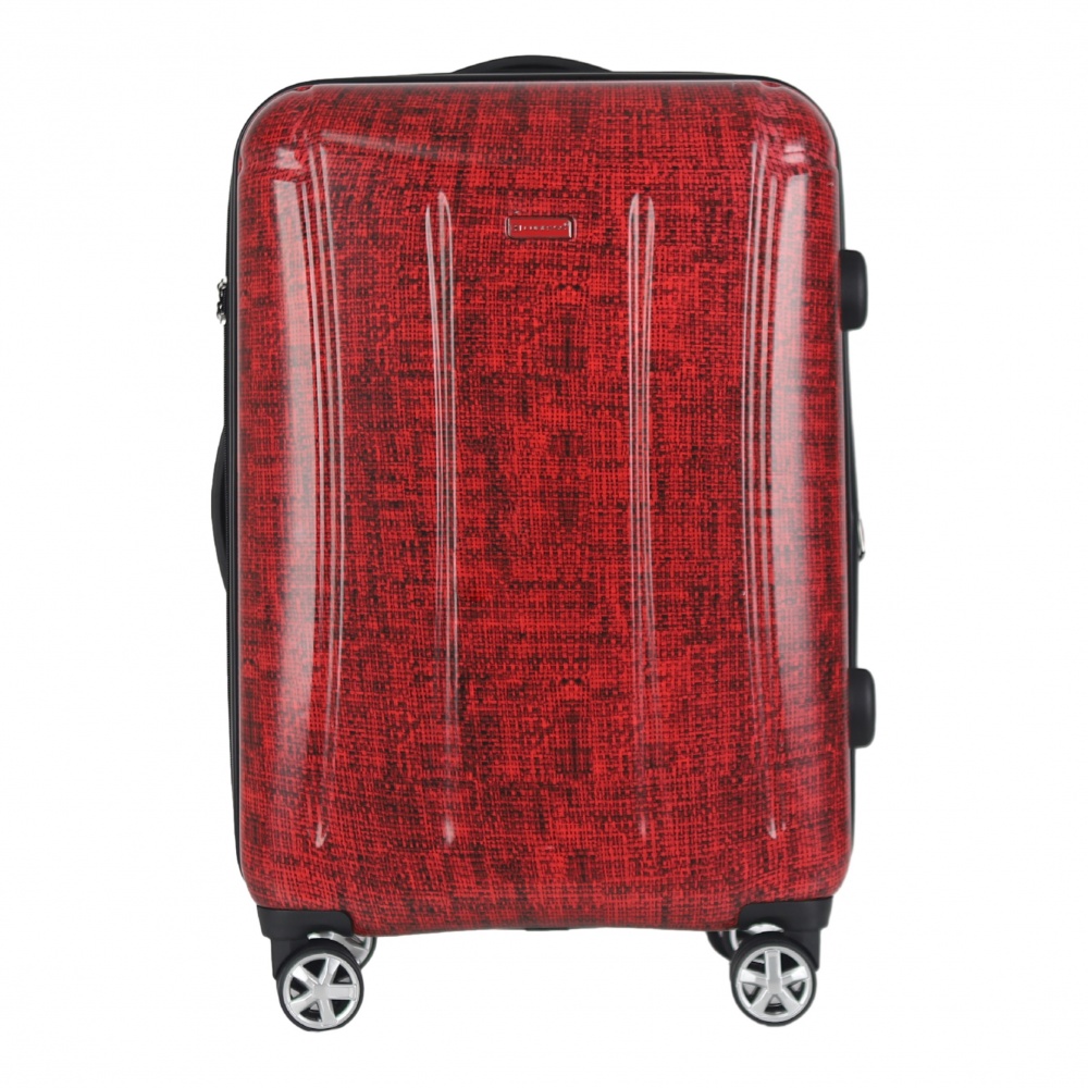 Валіза Compass №900 L бордовий 53x31,5x76 см