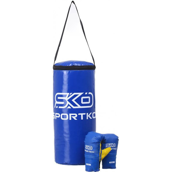 Детский боксерский набор SPORTKO 1001 р. 4 4oz синий