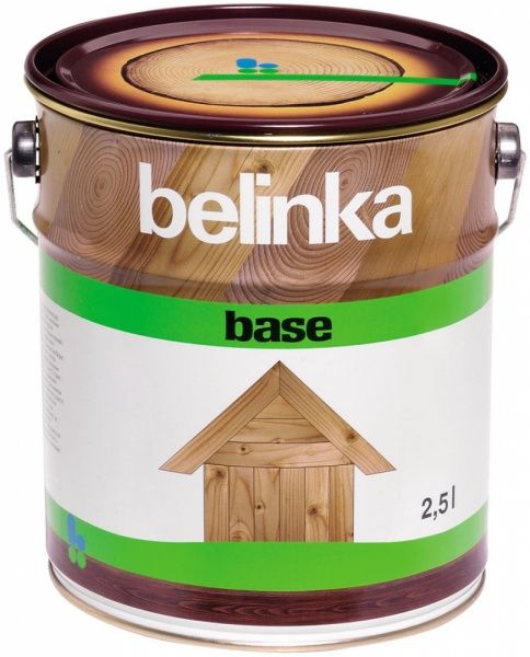 Пропитка (антисептик) Belinka антисептик Base не создает пленку бесцветная 2,5 л