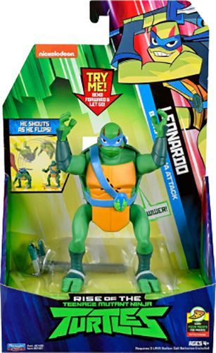 Фігурка зі звуком TMNT «Еволюція Черепашок-Ніндзя зі звуком» - Леонардо 81401 