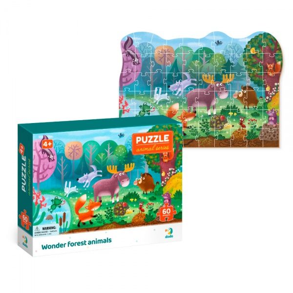 Пазл DoDo Диво-звірі у лісі 300375