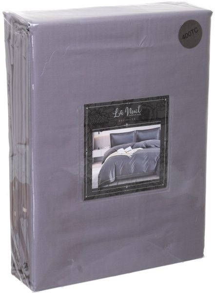 Комплект постільної білизни сімейний графіт La Nuit 