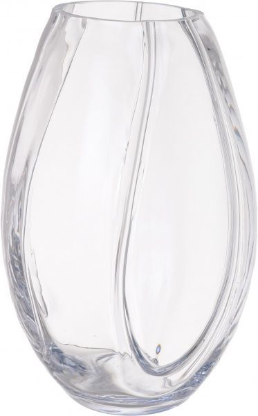 Ваза стеклянная прозрачная Санта d25 cм Wrzesniak Glassworks