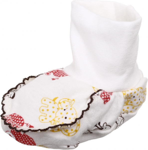 Пінетки дитячі Маленькие люди 56 р 40 см молочний 