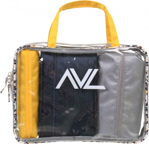 Набор косметичек AVL 36017 разноцветный 