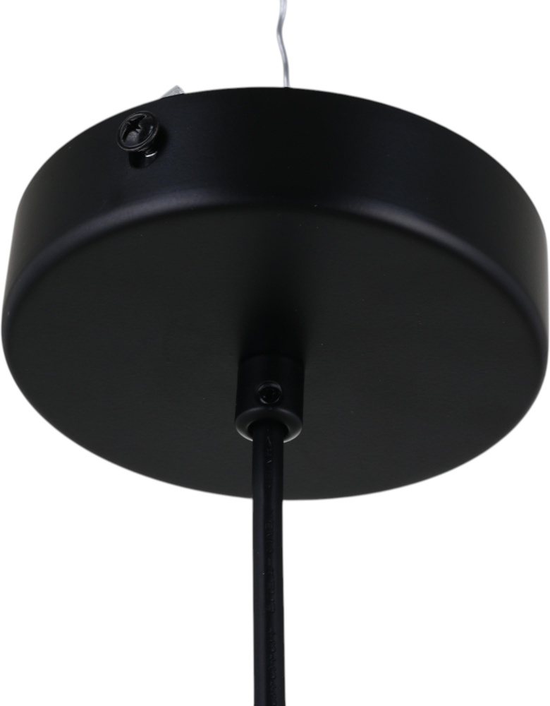 Підвіс Sensio Lil 1x40 Вт E14 чорний/димчастий LS-74658/1PB-E1440W