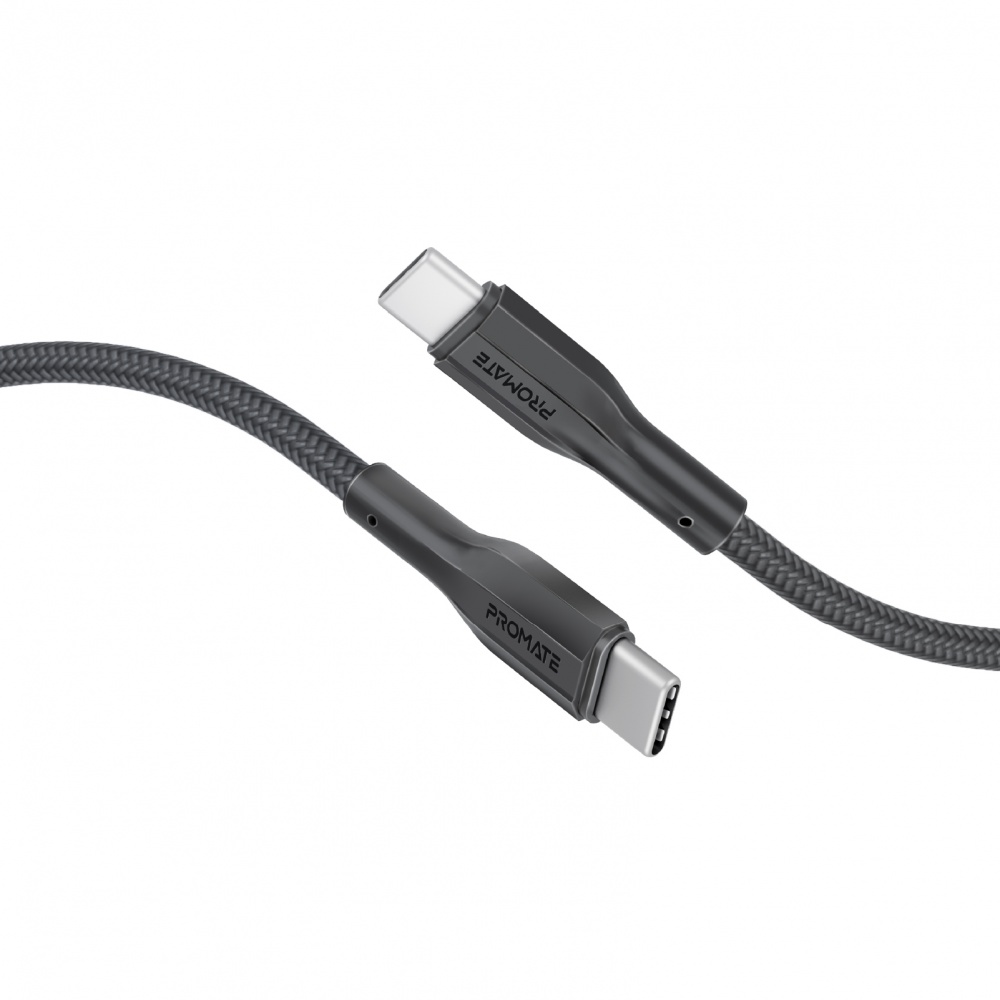 Кабель Promate xCord-CC200 USB-C to USB-C 3А 2 м black (xcord-cc200.black)