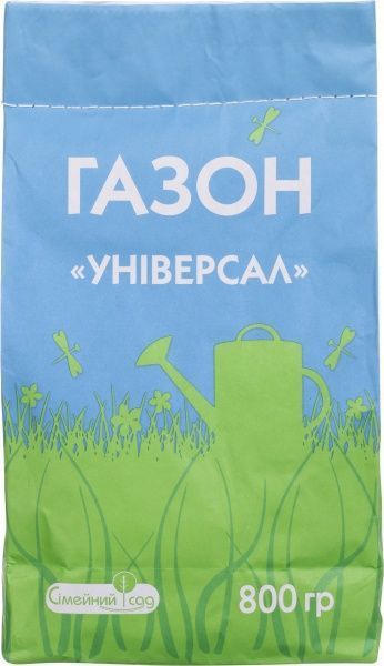 Насіння Сімейний сад газонна трава «Універсал» 0,8 кг