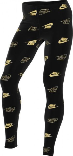 Лосини Nike W NSW LGGNG AOP SHINE BFF CJ4061-010 S чорний