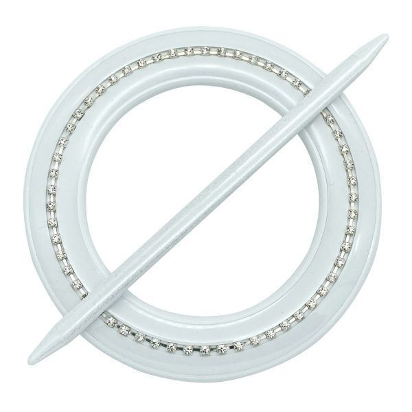 Декор Круг Элит d150 мм белый С004-0 MISLT