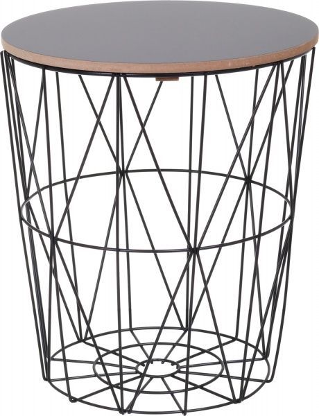 Стол-корзина Сканди 30х30х34 см черный DY28486-I3 