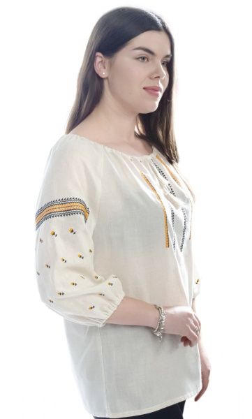 Вышиванка Эдельвика р. L льняной 563-20/08