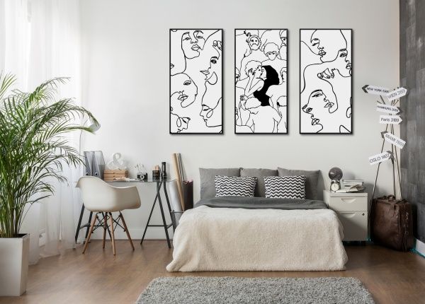 Картина модульная Поцелуй 80x120 см Юрис Проф Арт 