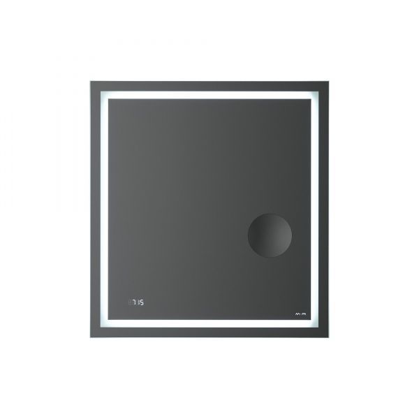 Зеркало AM.PM с контурной Led-подсветкой с часами и косметическим зеркалом 65 см M91AMOX0653WG38 