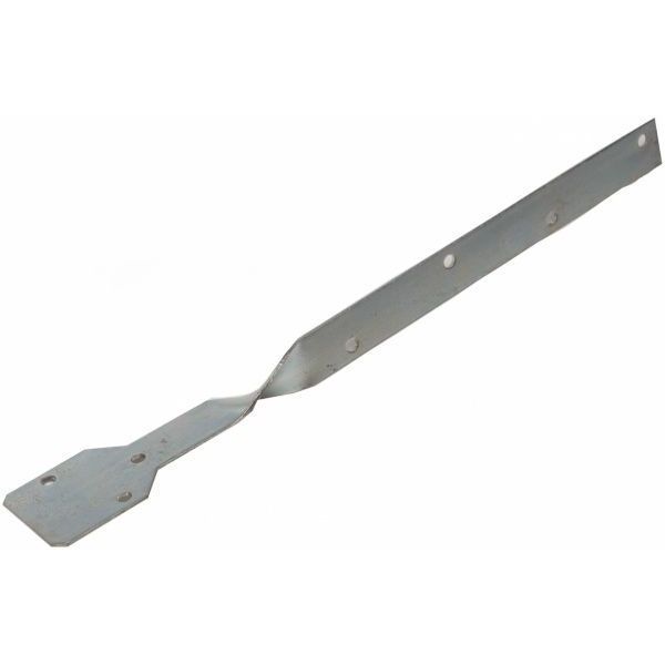 Подовжувач кронштейна ринви RAINWAY скручений 350 мм металік/суперхром 