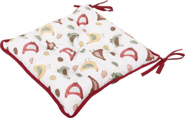 Подушка на стілець Курочки 40х40 см La Nuit