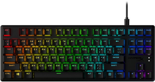 Клавіатура ігрова HyperX Alloy Origins Core PBT HX USB (639N7AA) black 
