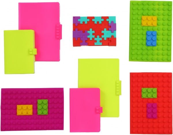 Книга для нотаток силіконова Lego А5 100 арк. червона