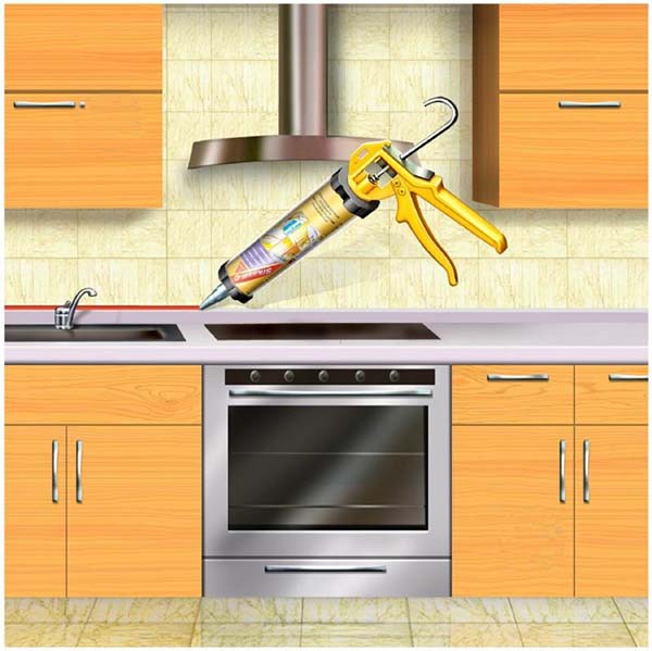 Герметик силиконовый Sika нейтральный Sikasil-C прозрачный 300мл