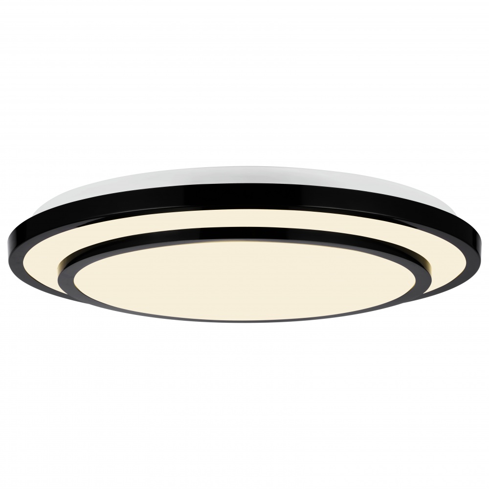 Светильник настенно-потолочный Sensio RIMA с пультом 48 Вт белый с черным 3000-6500 К LED-SENS-RIMA-48