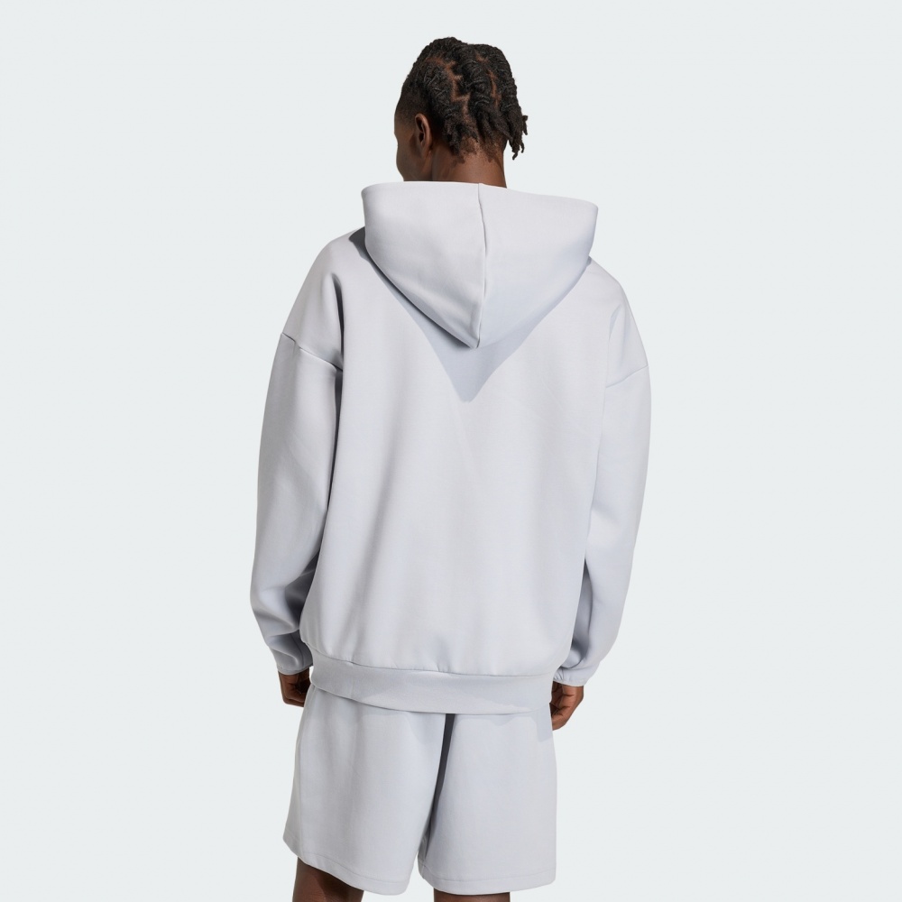 Джемпер Adidas M FI SL FZ HALSIL KD7662 р.S блакитний