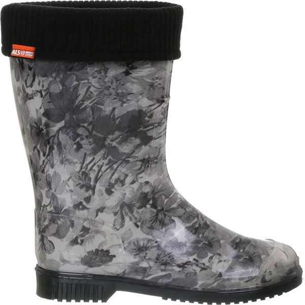 Сапоги Alisa Line Цветы р.37 черный