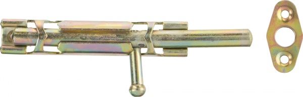 Шпингалет желтый 104 мм