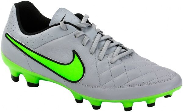 Бутсы Nike Tiempo Genio Leather 631282-030 р. 9 серый