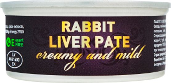 ПаштетТМ Delikanto из печени кролика сливочный 100 г (4751025310150)