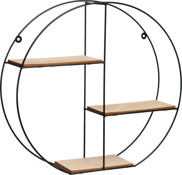 Полиця декоративна Круг 44х11х42 см 