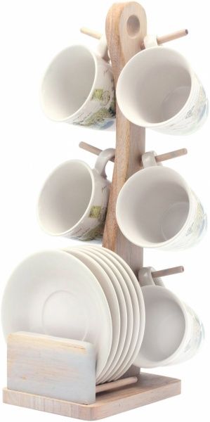 Сервиз для кофе Hortensie 13 предметов на 6 персон 24-269-050 Krauff